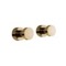 Pair of Matte Gold Hooks, Modern